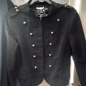 Military Style Cropped Jacket